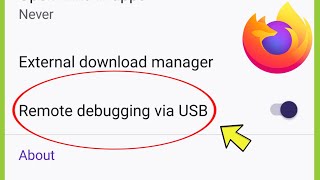 How to Enable Remote debugging via usb in Firefox Browser