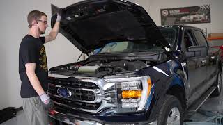 Wagner Tuning F150 OEM location intercooler installation