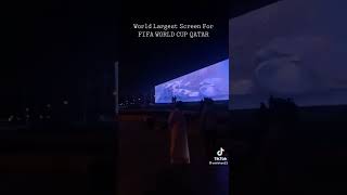 World Biggest Screen For  FIFA WORLD CUP QATAR 2022 - #shorts #qatar2022 @AbdiBateno