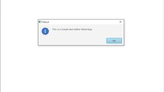 JavaFX Software: Simple Text Editor (MVC)