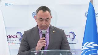 Allocution de S.E.M.  Sahak Sargsyan, Ambassadeur d’Arménie en Éthiopie