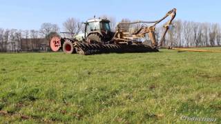 Slurry injection / sleepslangen - Fendt 716 Vario \u0026 Fendt 720 Vario - Loonbedrijf R. van Vliet