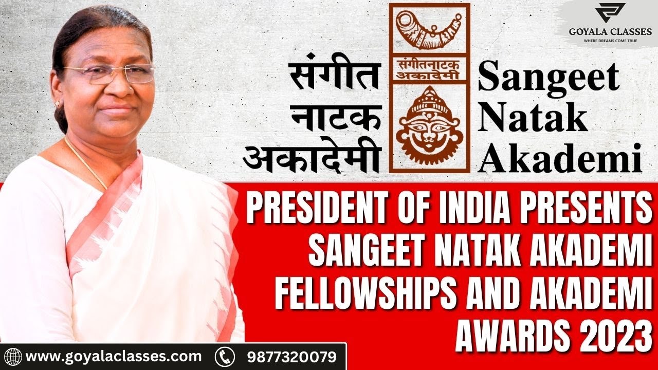 President Of India Present Sangeet Natak Akademi Fellowships And ...