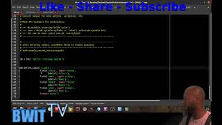 [WHO YOU BWIT] Web2py Database and table creation Part 3