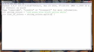 How to Convert String to List in Python programming language - example ( split() method )