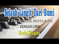 ENGKAULAH KEKUATANKU ll SEJAUH LANGIT DARI BUMI [KARAOKE ROHANI] NADA WANITA C=DO