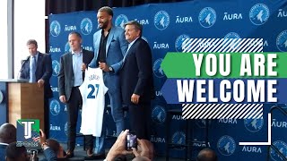 Rudy Gobert is INTRODUCED to the Minnesota Timberwolves - FULL PRESS CONFERENCE