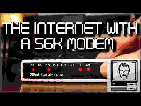 Using a 56k Modem in 2017! | Nostalgia Nerd Using a 56k Modem in 2017! | Nostalgia Nerd