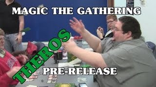 Boogie Goes to a Magic: The Gathering Pre-release for Theros