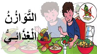 نشيد: التَّوَازُنُ الْغِذَائِيُّ / كتابي + مرشدي في اللغة العربية المستوى الثاني Nutritional balance