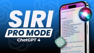 How to Enable Siri Pro Mode on Your iPhone using ChatGPT Shortcut