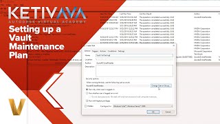 Setting Up a Vault Server Maintenance Plan | Autodesk Virtual Academy