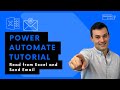 Power Automate Tutorial: Read from Excel and Send Email