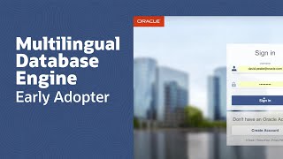 Oracle Database Multilingual Engine (MLE) Early Adopter