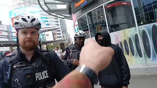 Bodyworn camera edition of Two TOUCHY TORONTO COPS ⛔️🚫 All the censorship is done by #torontopolice