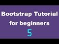 Bootstrap Tutorial for Beginners - 05 - The Grid Layout Part 3
