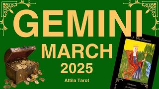 ♊️ Ikrek március 2025 Pénz Karrier Pénzügy Tarot olvasás Stabilitás Új kezdet