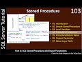 Stored Procedure | Part 4 - Procedure Taking Parameters | SSMS TSQL Tutorial #103