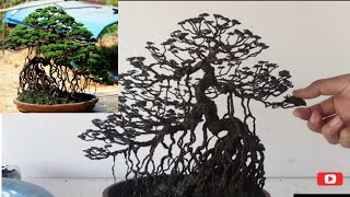 How to make bonsai model (บอนไซโมเดล,บอนไซประดิษฐ์) by bantung .ep9