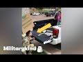 Soldier jumps out of box to surprise daughter | Militarykind