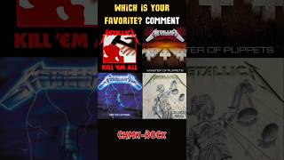 METALLICA - Which of these is your favorite? #metallica #thrashmetal #metalmusic