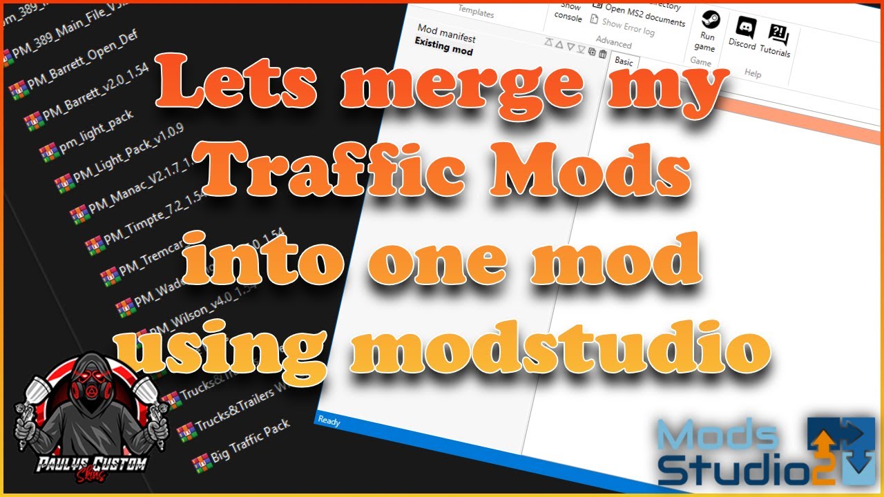 Lets Merge My Traffic Mods On Ats Into 1 File Using Modstudio Youtube