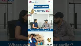 || Housekeeping Interview Questions and Answers in English I Where were you working earlier? ||