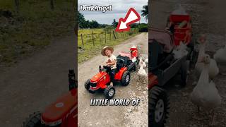 Look at the intelligence of the little child #child #farm #shorts