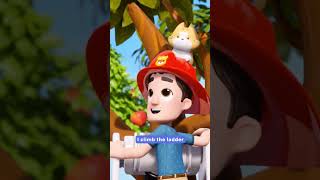 🚒🔥 The Fire Truck Song 🎵 Save the Little Cat! 🚒🐱 #appMink #shorts  #Kids Song & Nursery Rhymes