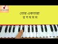 surjodoye tumi surjasteo tumi harmonium tutorial deshattobodhok gaan সূর্যোদয়ে তুমি স্বরলিপি