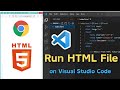 How to Run HTML Files using Visual Studio Code
