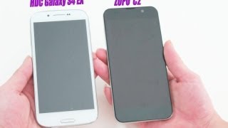 Zopo C2 VS HDC Galaxy S4 EX VS JIAYU G4 OGS Screen Fight