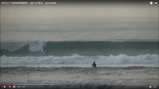 2018.2.11 湘南波情報動画　AM7:20 鵠沼　Jerry Smith