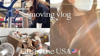 ENG)MOVING VLOG, moving by myself, moving to a new apartment