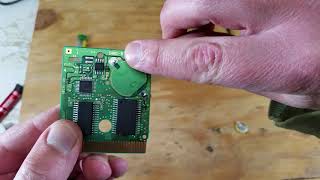 Replace Gameboy game battery without losing your saved game.