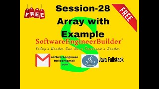 #28 Session -28#course #Core Java || FullStack # Array# Array Creation#Example