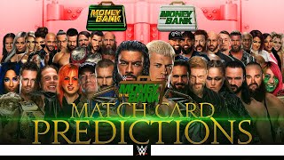 WWE Money in the Bank 2023 - Early Card