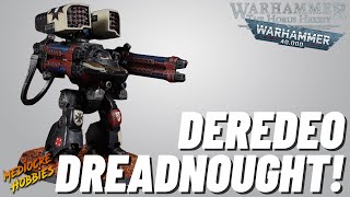 I added the new Deredeo Dreadnought to my 40k Black Templars force!