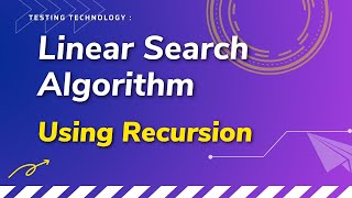 Linear Search Algorithm using Recursion Bangla || Linear Search Algorithm Bangla