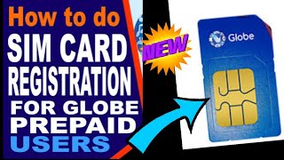 Simcard Registration for GLOBE and TM - Quick tutorial Guide.