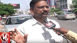 Footpath Shops | People Facing Problems With Encroach Of Footpaths | Hyderabad | V6 News