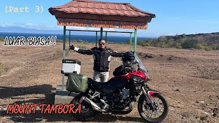 Savana Doro Ncanga Dompu (Sumbawa island) || Touring Bali-Larantuka ||CB500X (part 3)