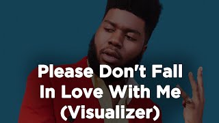 Khalid - Please Don't Fall In Love With Me (Visualizer) (1 hour straight)