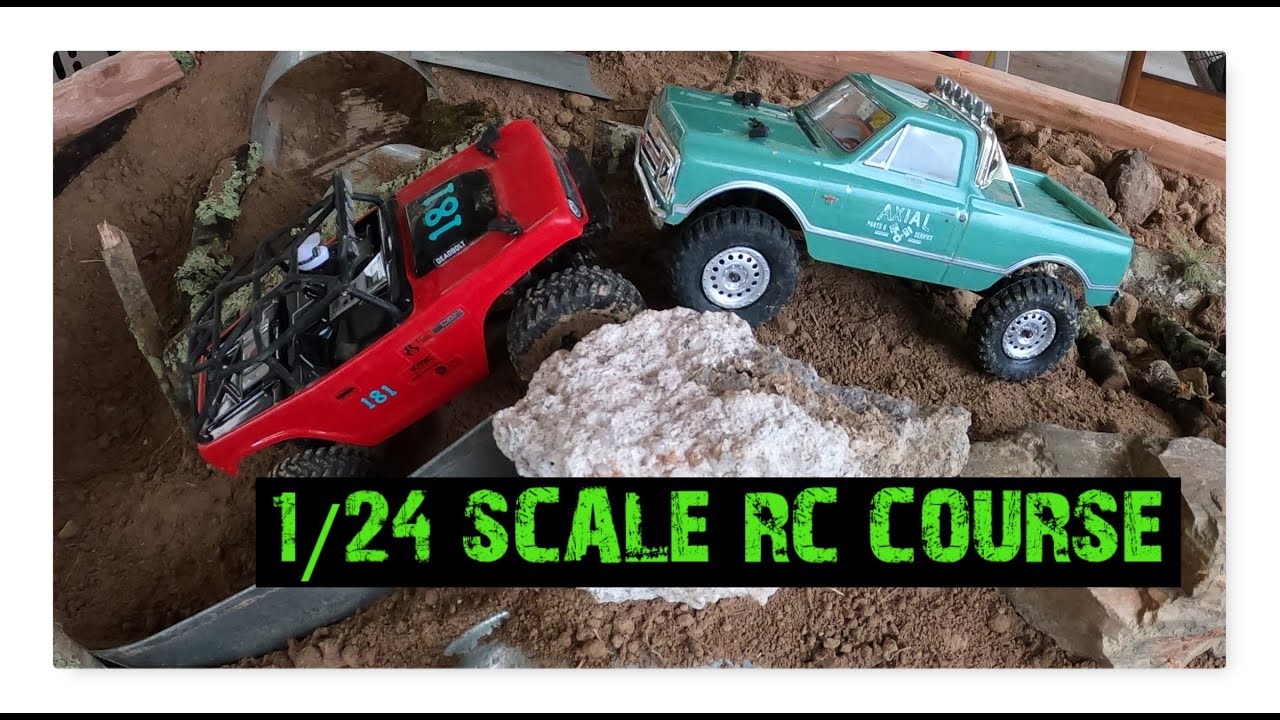 Rc 1 24 Scale Crawler Course Test Run Youtube