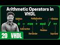 Arithmetic Operators in VHDL