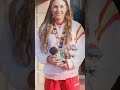 respect 💯 amazing 🤩 pole vaulter clara fernandez 19 age shorts