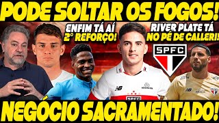 PODE SOLTAR O ROJÃO: São Paulo tem 2° CONTRATAÇÃO da janela FECHADA! River plate CONTATA Calleri!