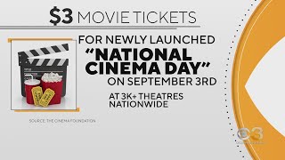 Snag a $3 movie ticket for National Cinema Day