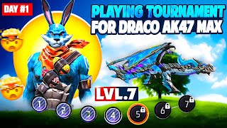 Playing Tournament for Draco AK Max | Solo Survival Tournament Gameplay | Ep-1