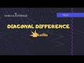 Diagonal Difference - Kotlin (Hackerrank)